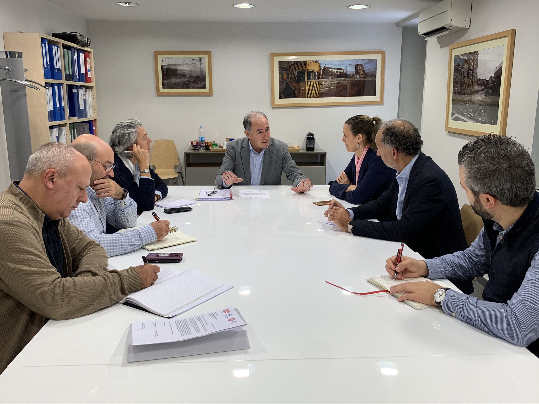 Reunión CVE CCOO y UGT con SVAV