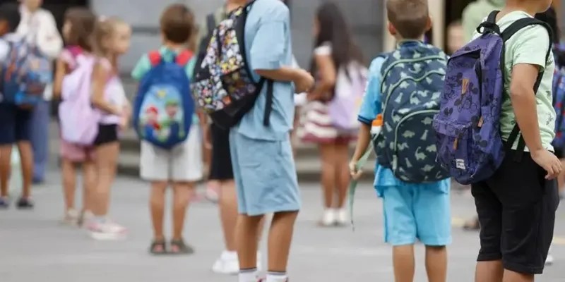 Niños en el patio de un colegio Imagen: Tribuna Valladolid