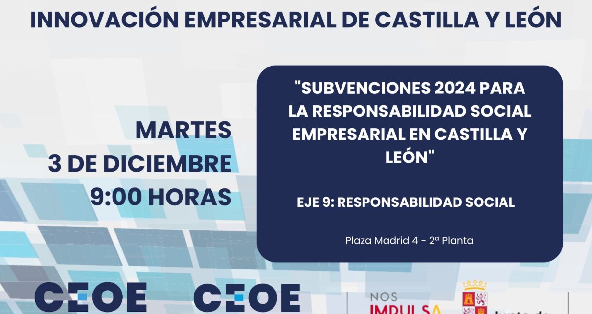 Jornada CEOE Valladolid IV Acuerdo Marco Subvenciones RSE