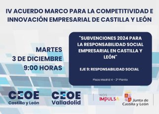 Jornada CEOE Valladolid IV Acuerdo Marco Subvenciones RSE