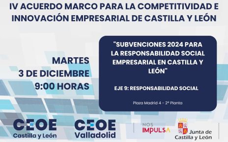 Jornada CEOE Valladolid IV Acuerdo Marco Subvenciones RSE