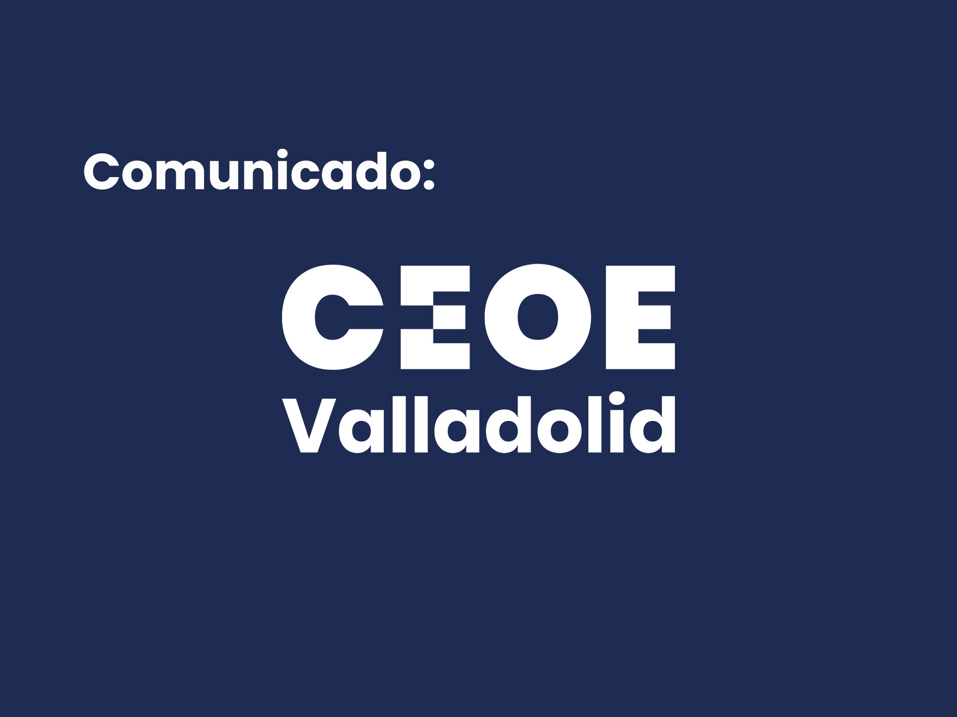 comunicado ceoe valladolid