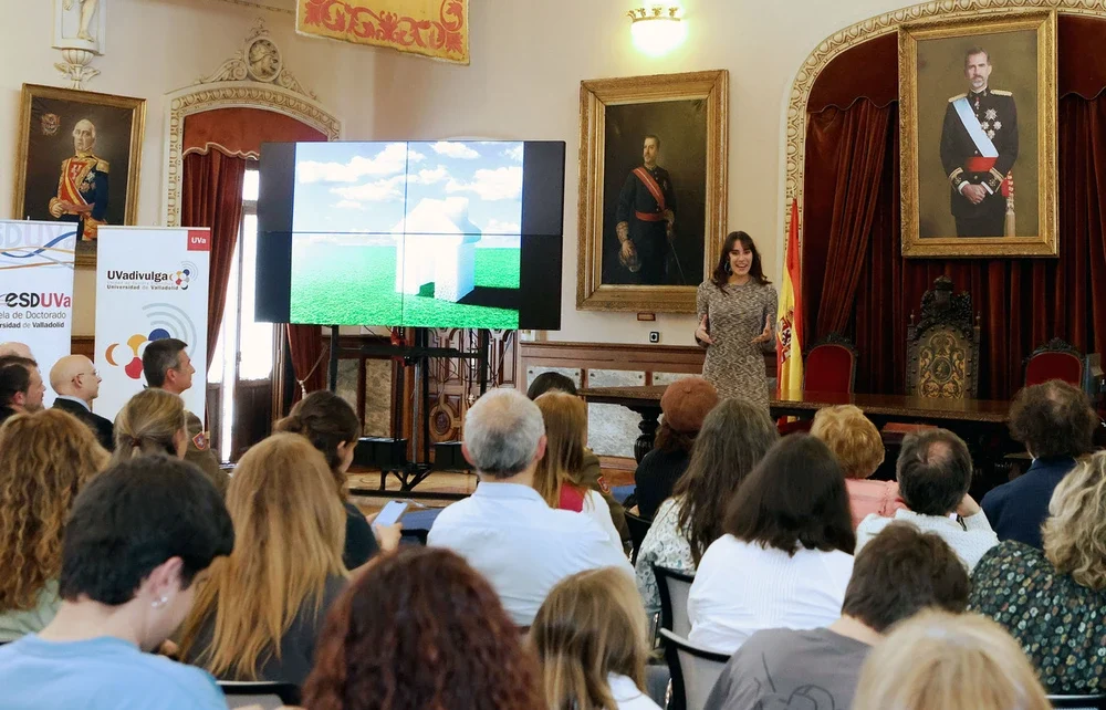 Isabel Muñoz, ganadora del concurso Three Minute Thesis - Foto: Universidad de Valladolid