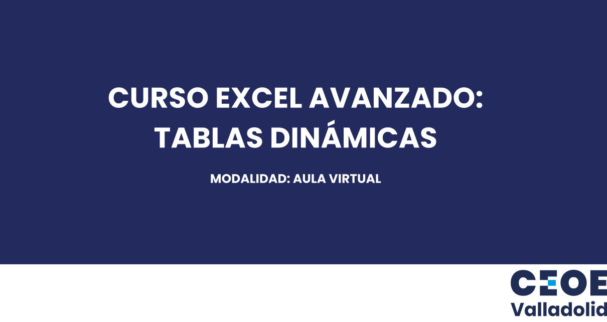 curso Excel avanzado tablas dinámicas