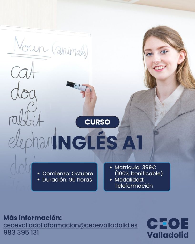 Curso Inglés A1 CEOE Valladolid