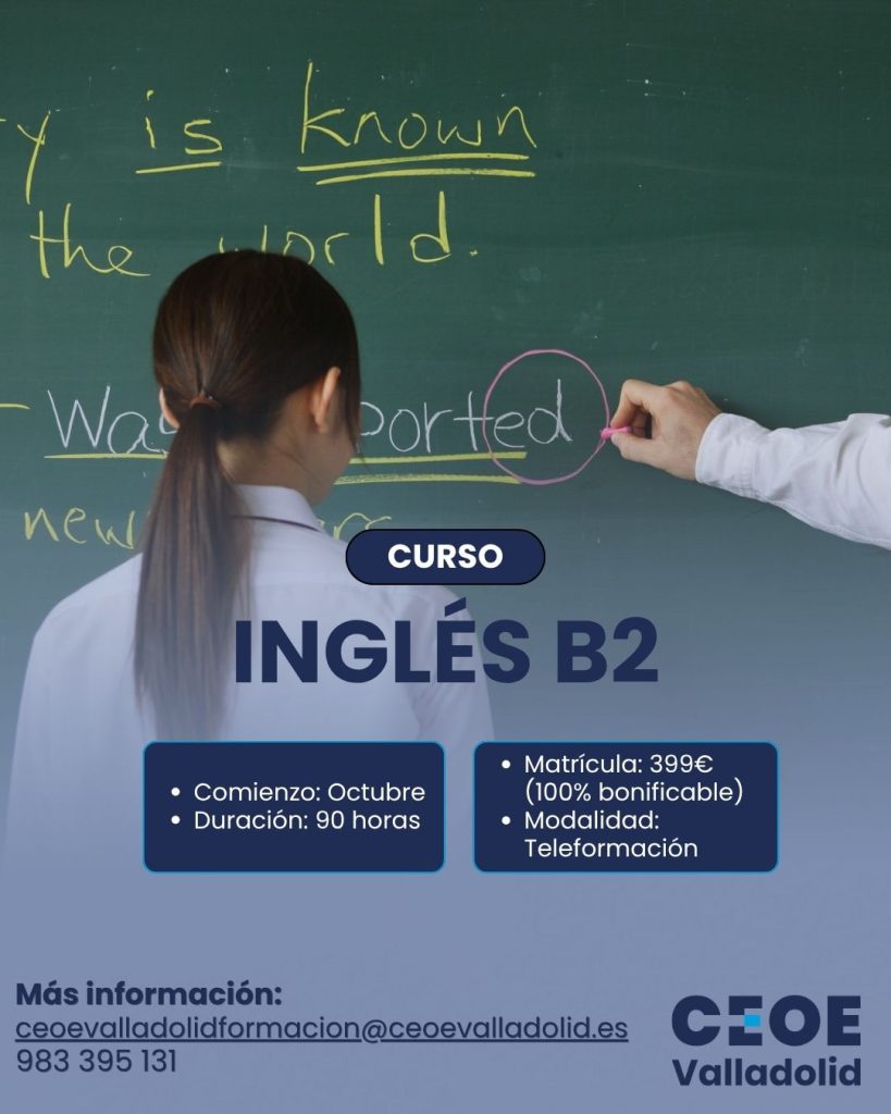 Curso Inglés B2 CEOE Valladolid