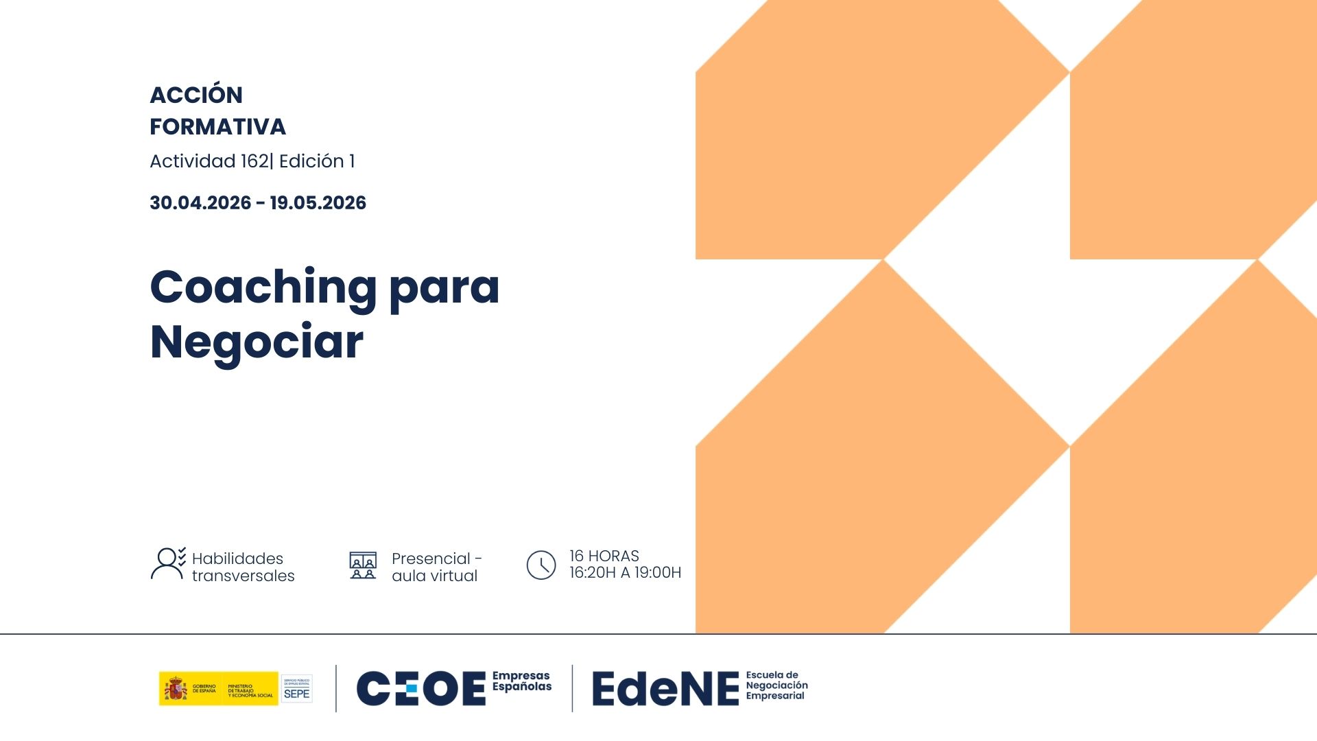 Curso de Coaching para Negociar.