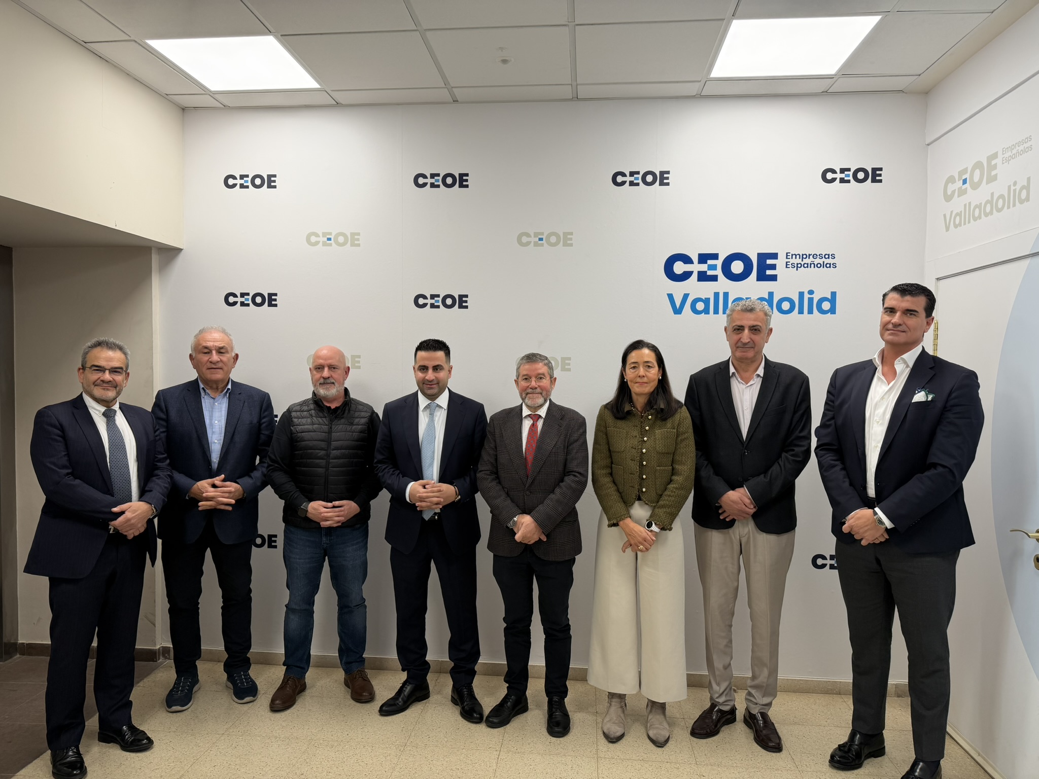 CEOE Valladolid recibe a una delegación institucional de la Región del Kurdistán en el marco de Valladolid Now