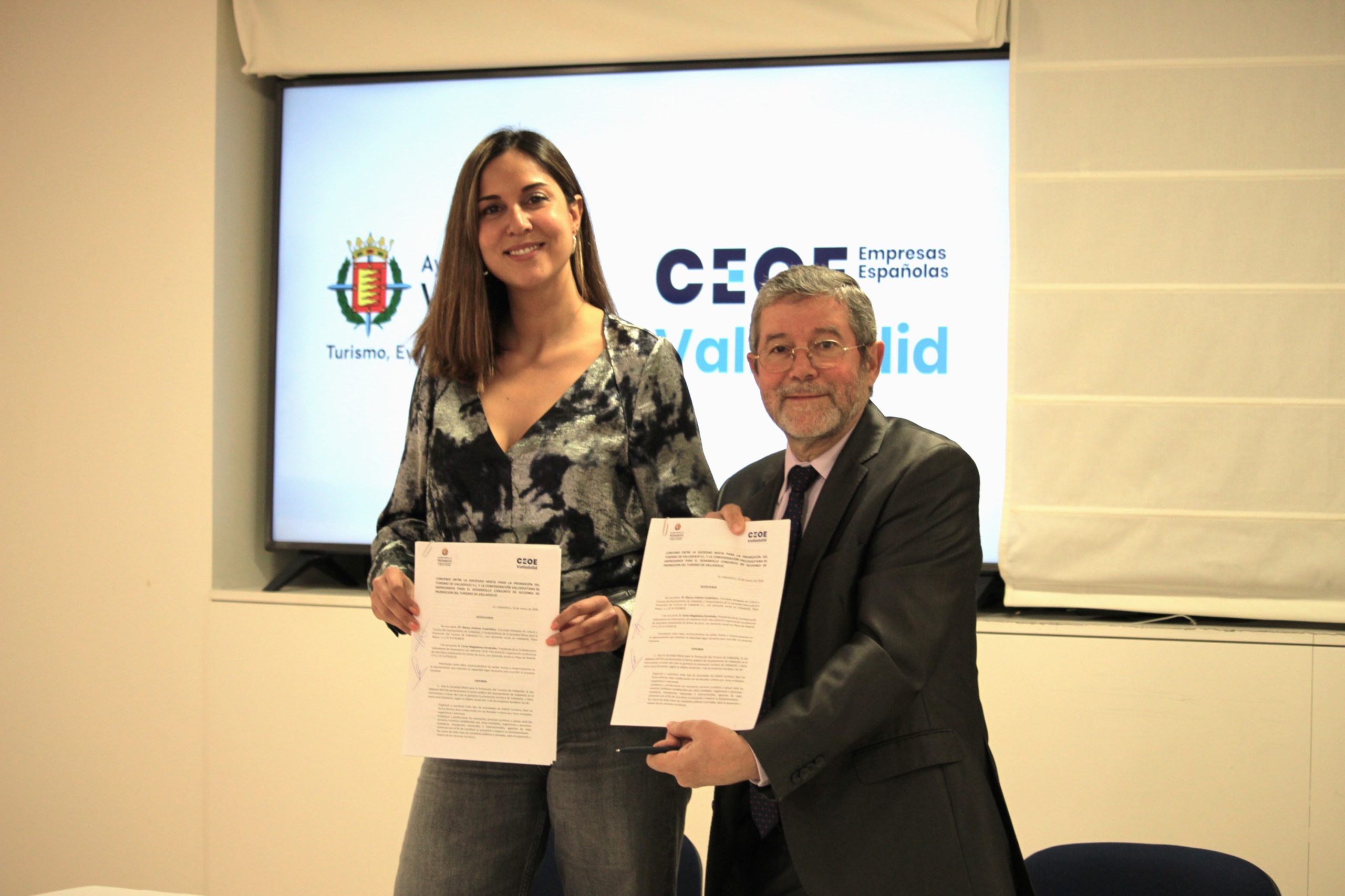 Turismo y CEOE Valladolid firman un convenio de colaboración para impulsar la promoción turística de la ciudad