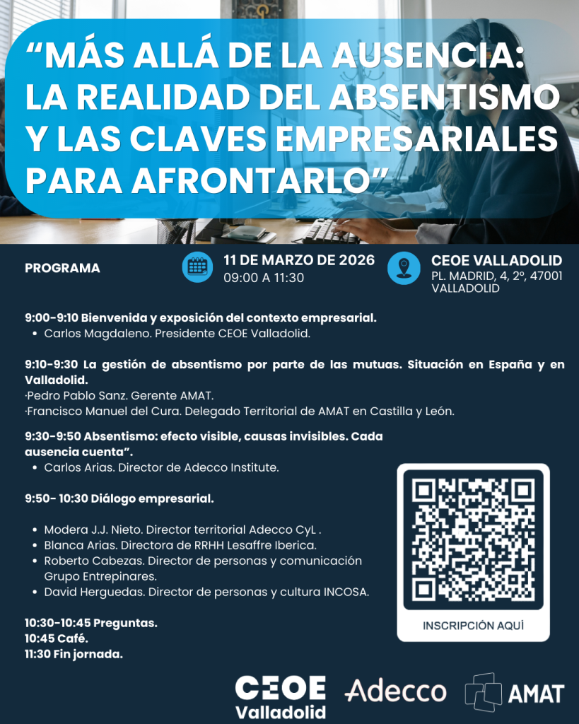 Jornada Absentismo 11 Marzo CEOE Valladolid