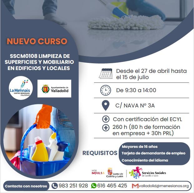 Curso limpieza