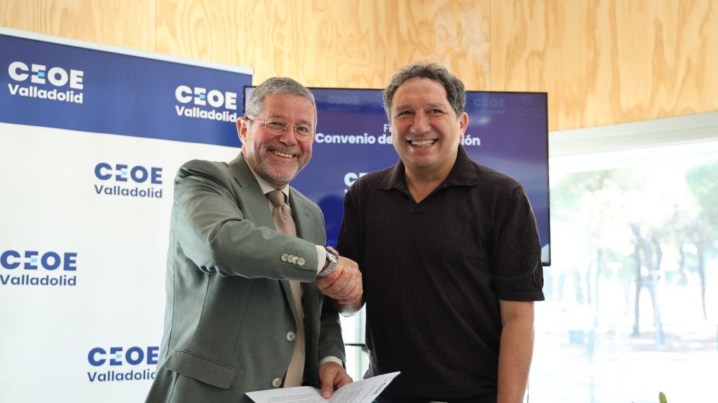 Firma Convenio CEOE Valladolid Fundación Eusebio Sacristán 1
