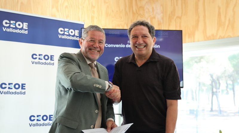 Firma Convenio CEOE Valladolid Fundación Eusebio Sacristán 1
