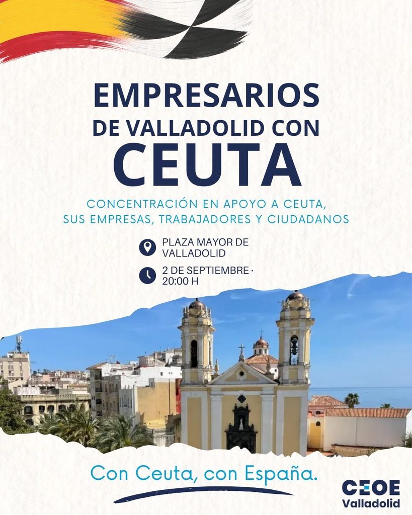 Concentración Ceuta CEOE Valladolid