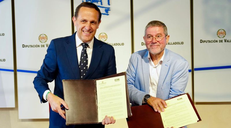 Firma Convenio CEOE Valladolid Diputación de Valladolid